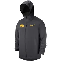 Men's Nike Anthracite Iowa Hawkeyes Tonal Showtime Full-Zip Hoodie