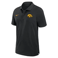 Polo tissé Nike noir Iowa Hawkeyes 2024 pour homme