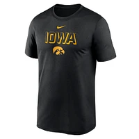 T-shirt Nike Performance noir Iowa Hawkeyes 2025 pour homme