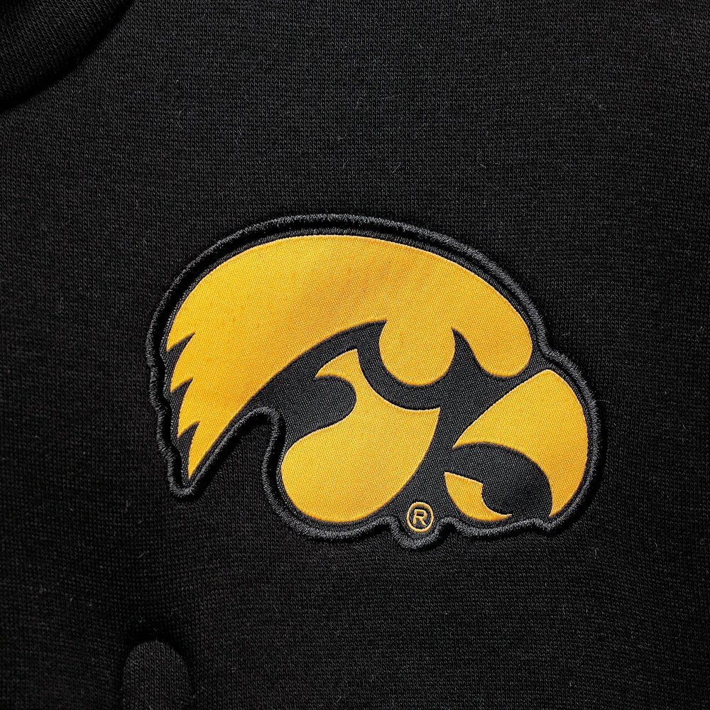 Men's Nike Black Iowa Hawkeyes AV-15 2.0 Slim Fit Pullover Hoodie