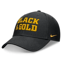 Casquette réglable Nike noire Iowa Hawkeyes Local Rise pour homme