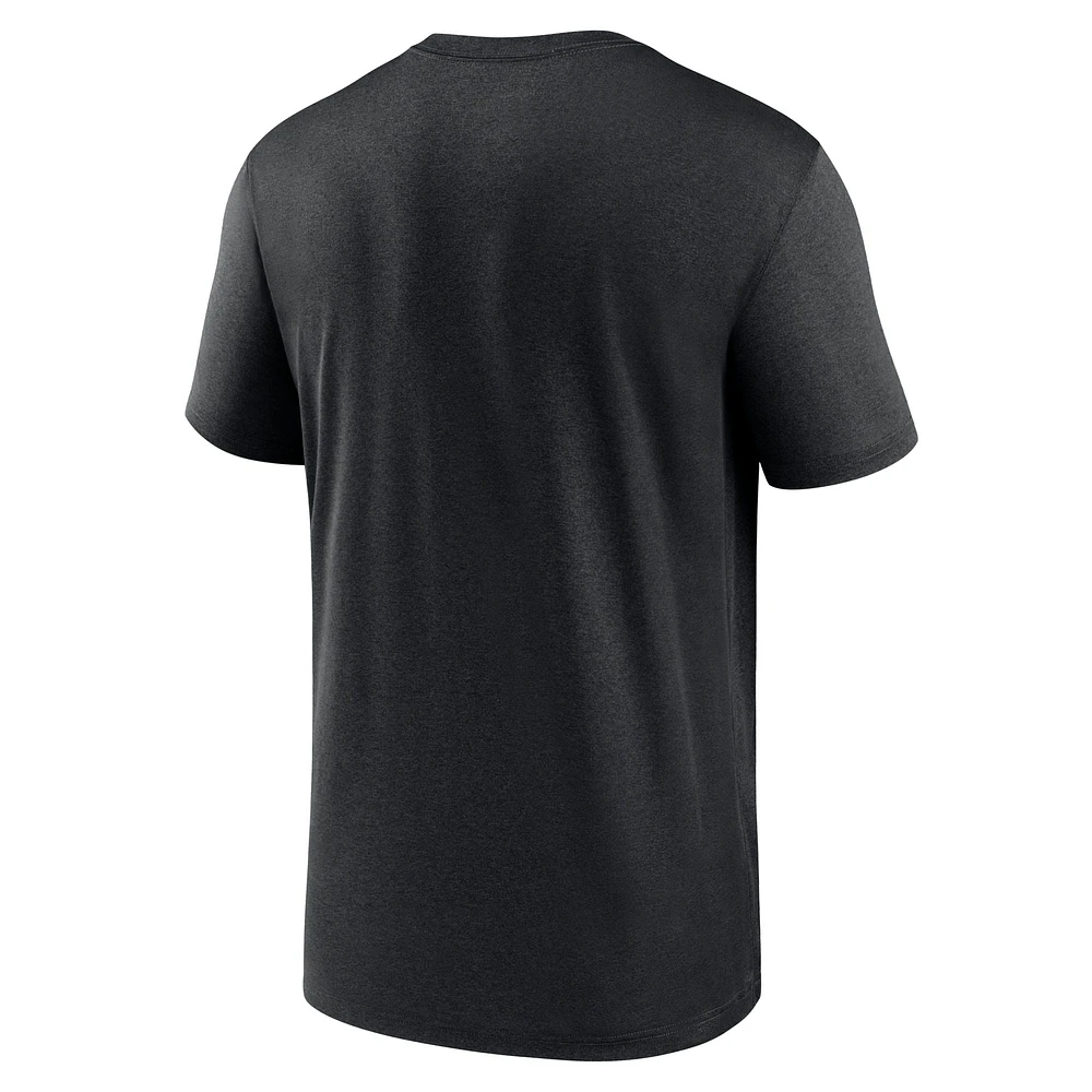 T-shirt Nike Lockup Legend Performance pour homme, noir