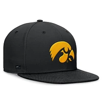 Casquette ajustée Nike Iowa Hawkeyes On-Field Pro pour homme, noire