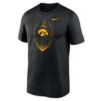 Men's Nike Black Iowa Hawkeyes Primetime Legend Icon Performance T-Shirt