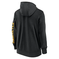 Men's Nike Black Iowa Hawkeyes Primetime Primary Mascot Full-Zip Hoodie