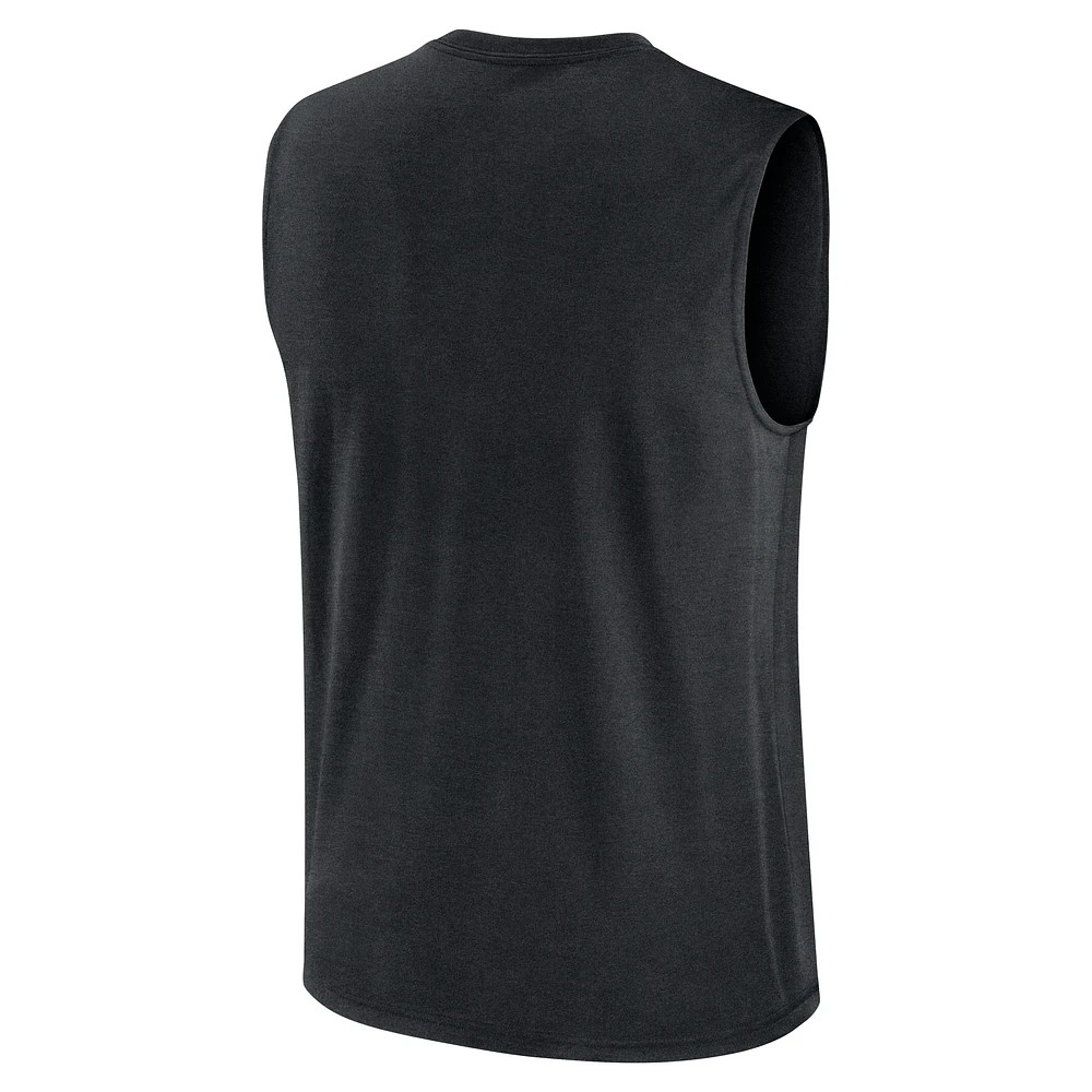 Men's Nike Black Iowa Hawkeyes Primetime Tricode Legend Performance Tank Top