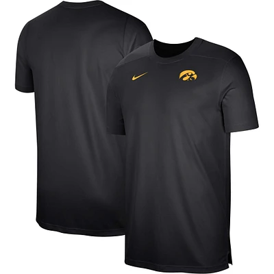 Haut de performance Nike Iowa Hawkeyes Sideline Coaches pour homme, noir