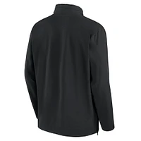 Men's Nike Black Iowa Hawkeyes Sideline Coaches Quarter-Zip Jacket