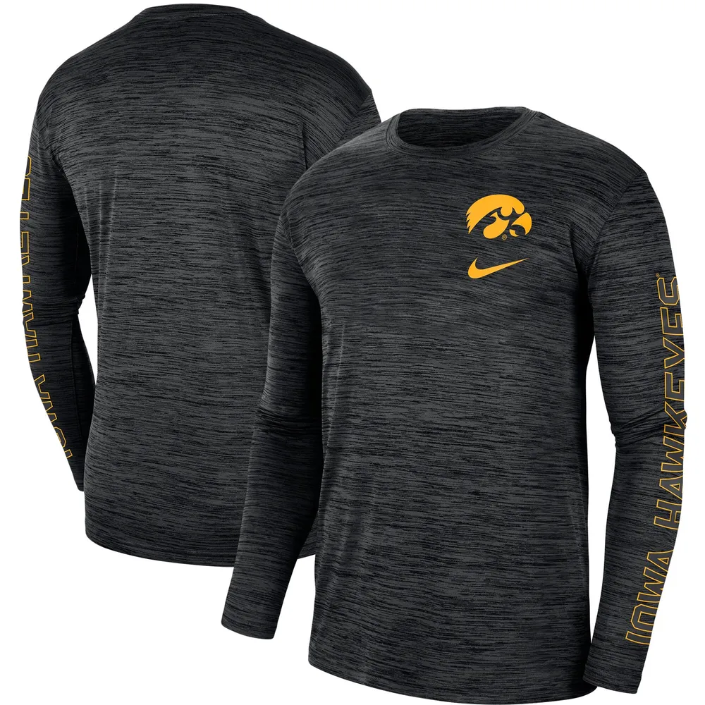 Lids Iowa Hawkeyes Nike Velocity Legend Team Performance Long Sleeve  T-Shirt - Black