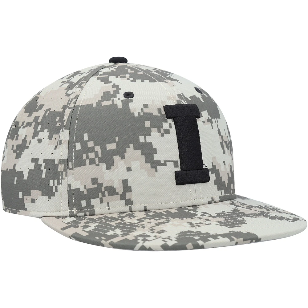 Casquette ajustée Nike Camo Iowa Hawkeyes Aero True Baseball Performance pour hommes