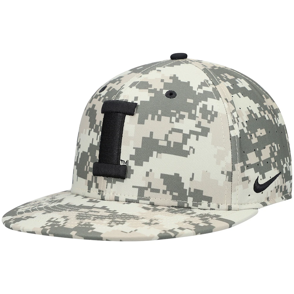 Casquette ajustée Nike Camo Iowa Hawkeyes Baseball True Performance pour hommes