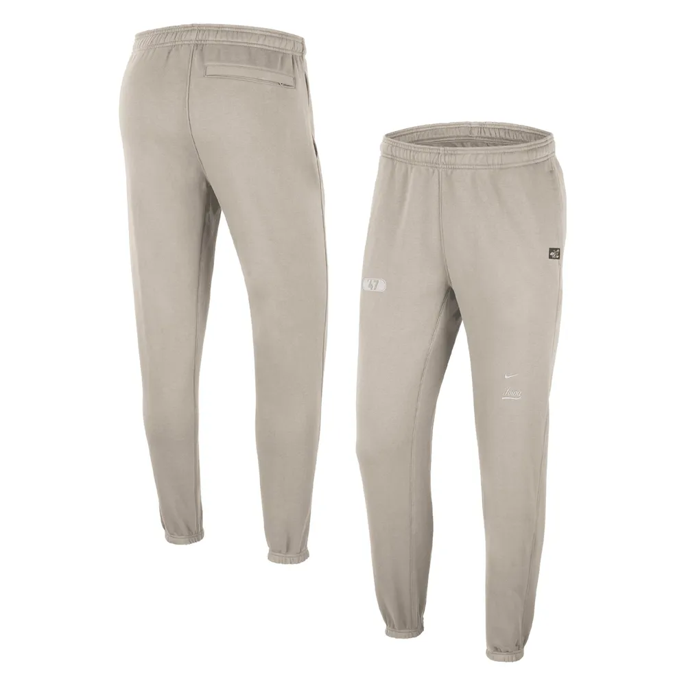 Pantalon de jogging Nike Iowa Hawkeyes pour homme, crème