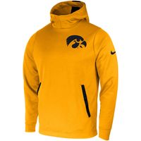 Men's Nike Gold Iowa Hawkeyes 2-Hit Performance Pullover Hoodie