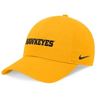 Men's Nike Gold Iowa Hawkeyes 2024 On-Field Club Adjustable Hat