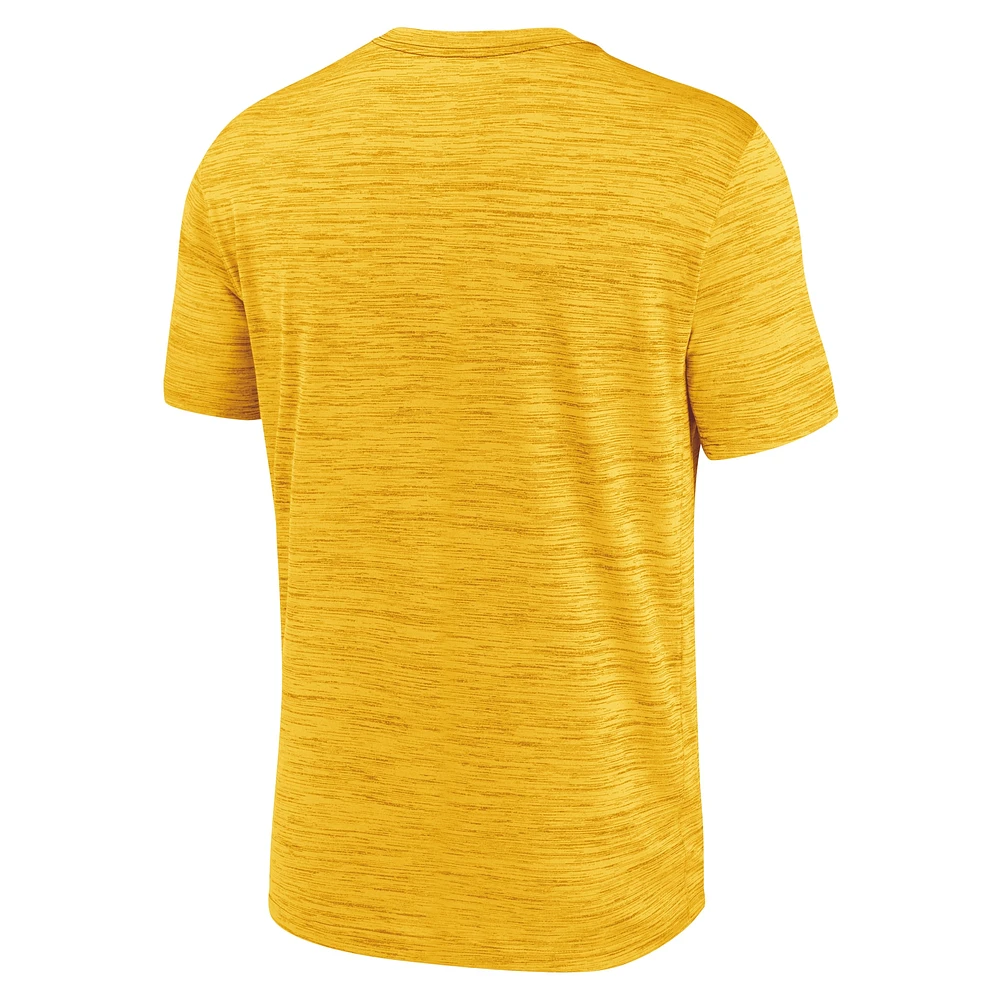 Men's Nike Gold Iowa Hawkeyes 2025 Sideline Velocity Performance T-Shirt