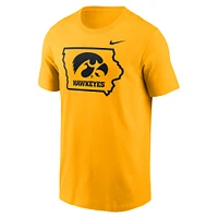 T-shirt Nike Gold Iowa Hawkeyes Campus Local pour homme