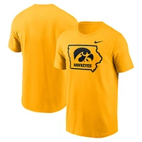 T-shirt Nike Gold Iowa Hawkeyes Campus Local pour homme