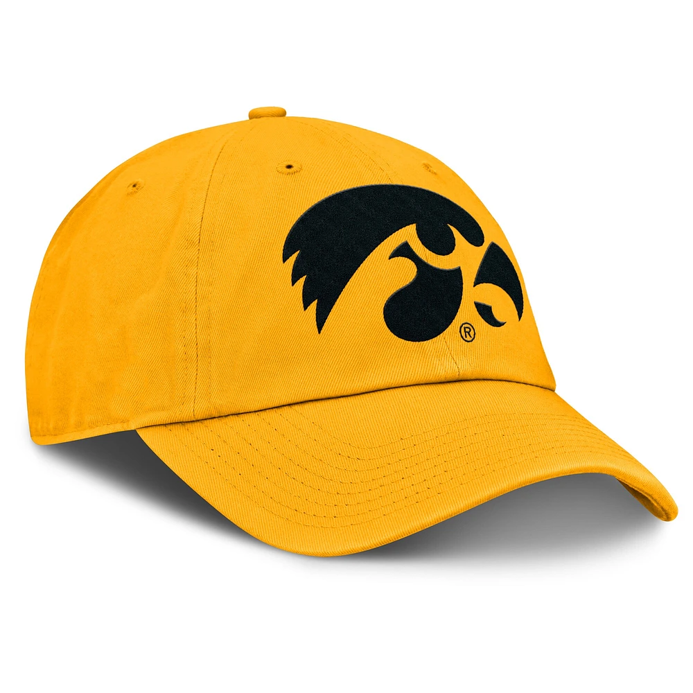 Casquette ajustable Nike Gold Iowa Hawkeyes Primetime Club pour homme