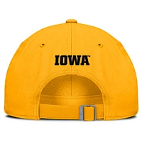 Casquette ajustable Nike Gold Iowa Hawkeyes Primetime Club pour homme