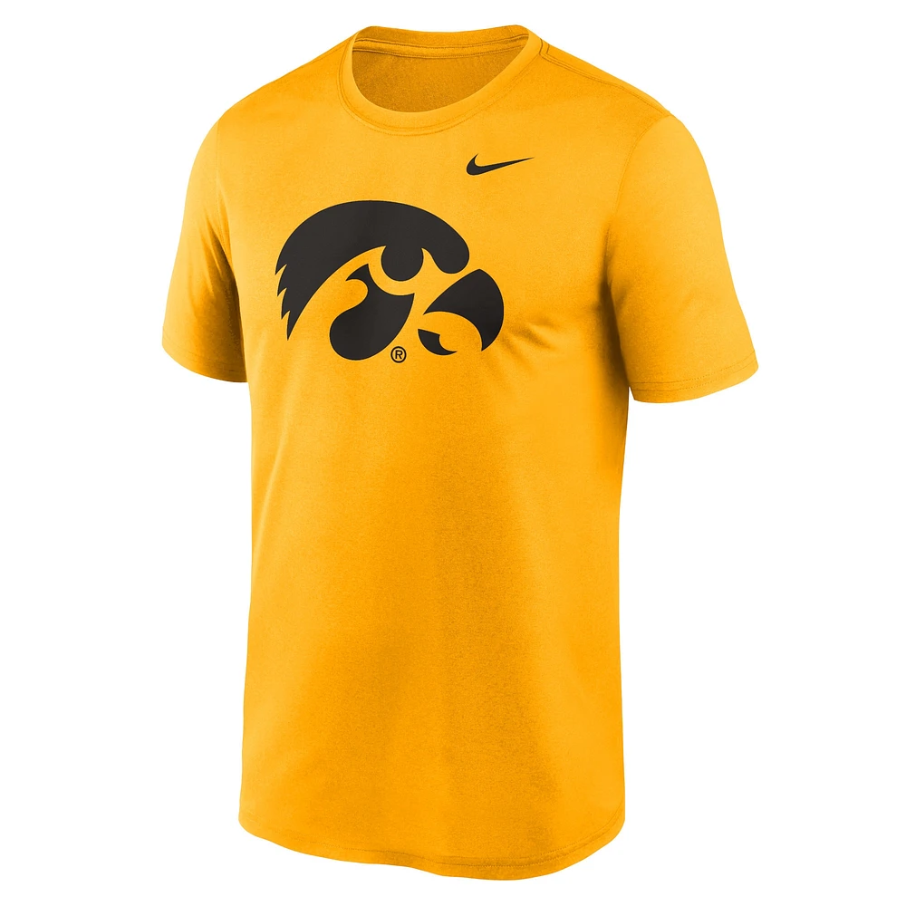 Men's Nike Gold Iowa Hawkeyes Primetime Legend Logo T-Shirt