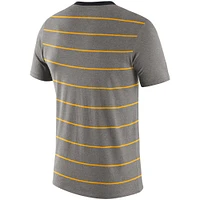 Men's Nike Heathered Gray Iowa Hawkeyes Inspired Tri-Blend T-Shirt