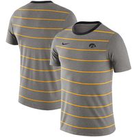 Men's Nike Heathered Gray Iowa Hawkeyes Inspired Tri-Blend T-Shirt