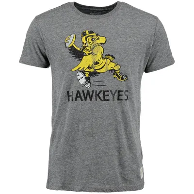Iowa Hawkeyes Original Retro Brand Vintage Tri-Blend T-Shirt - Heather Gray