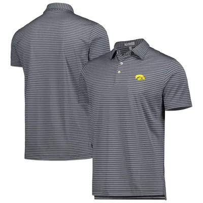 Polo en jersey Peter Millar Iowa Hawkeyes Crafty Performance gris pour homme