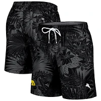 Men's Tommy Bahama Black Iowa Hawkeyes Naples Santiago Palms Board Shorts