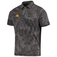 Men's Tommy Bahama Black Iowa Hawkeyes Palmetto Beach Polo