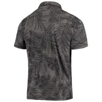 Polo de plage Tommy Bahama noir pour homme Iowa Hawkeyes Palmetto