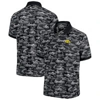 Men's Tommy Bahama Black Iowa Hawkeyes Sport Bay View Polo