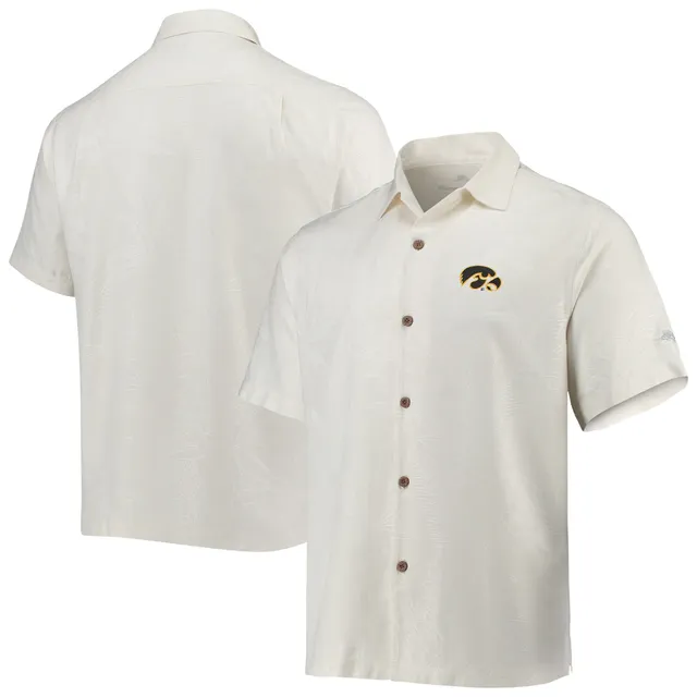 Lids Iowa State Cyclones Tommy Bahama Al Fresco Tropics Jacquard Button-Up  Shirt - White