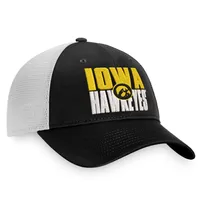 TOP IOWA NOIR BLANC NCAA TOP STOCKPILE TRUCKER HATMENSTR