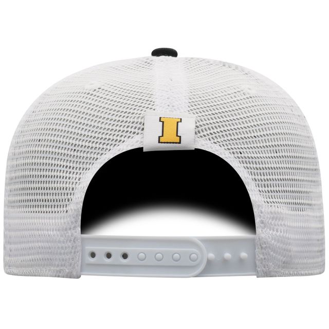 Casquette Trucker Snapback Iowa Hawkeyes noir/blanc pour hommes Top of the World