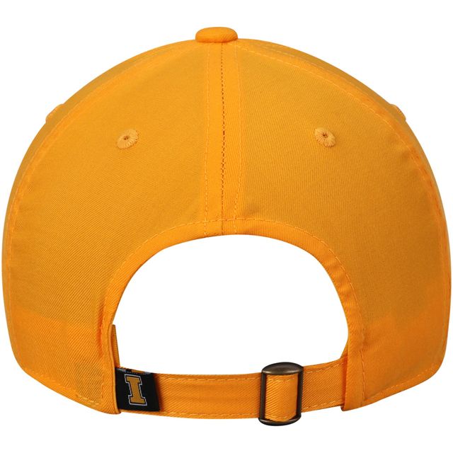 Casquette ajustable Top of the World Gold Iowa Hawkeyes avec logo principal pour hommes