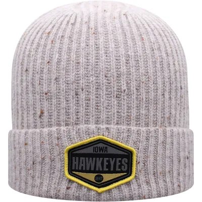 Iowa Hawkeyes Top of the World Alp Cuffed Knit Hat - Gray