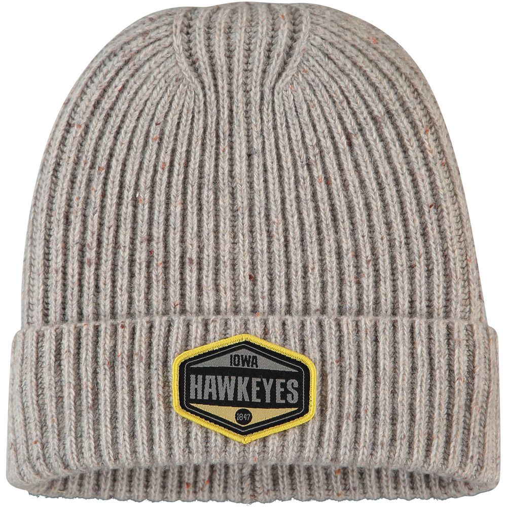 Men's Top of the World Gray Iowa Hawkeyes Alp Cuffed Knit Hat