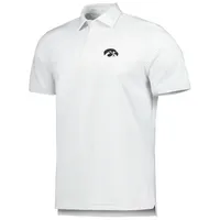 Men's Vineyard Vines White Iowa Hawkeyes Bradley Stripe Sankaty Polo