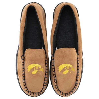 Chaussons mocassins ZooZatz Iowa Hawkeyes pour hommes