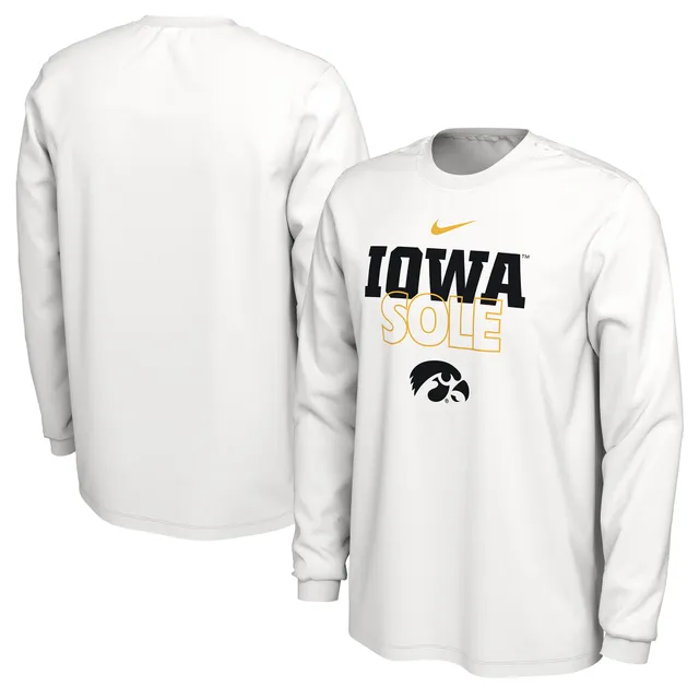 Lids Iowa Hawkeyes Colosseum Mossy Oak SPF 50 Performance Long Sleeve T- Shirt - Black