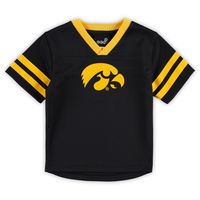 Preschool Black/Gold Iowa Hawkeyes Red Zone Jersey & Pants Set