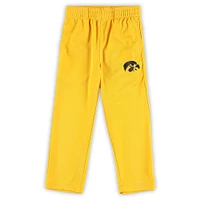 Preschool Black/Gold Iowa Hawkeyes Red Zone Jersey & Pants Set