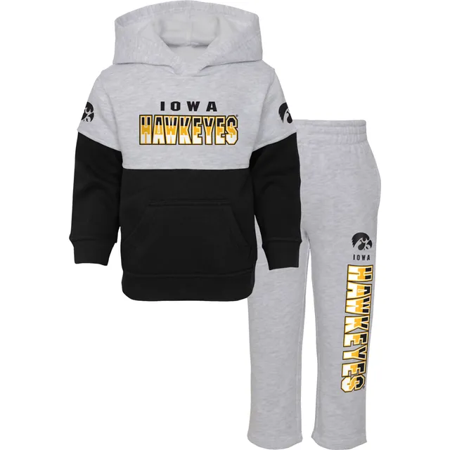 New York Giants Toddler Playmaker Hoodie and Pants Set - Heather Gray/Royal