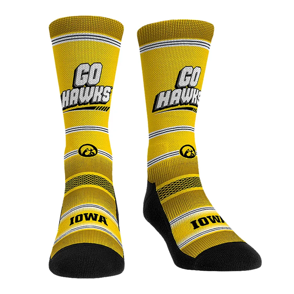 Rock Em Socks Iowa Hawkeyes Team Slogan Crew