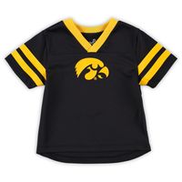 Toddler Black/Gold Iowa Hawkeyes Red Zone Jersey & Pants Set