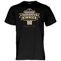 Crossover de basket-ball unisexe bleu 84 noir Iowa Hawkeyes pour femmes chez Kinnick T-Shirt