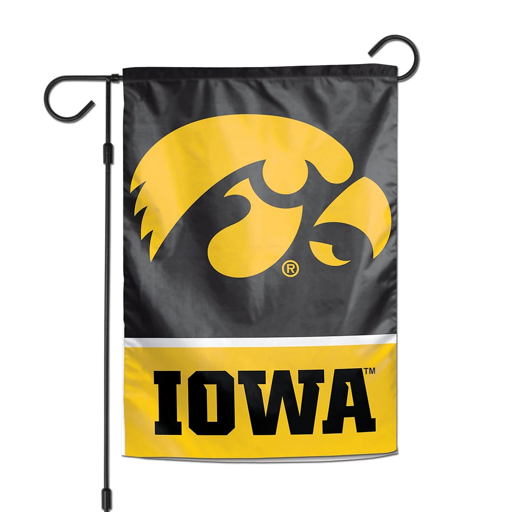 WinCraft Iowa Hawkeyes 12" x 18" Double-Sided Logo Garden Flag