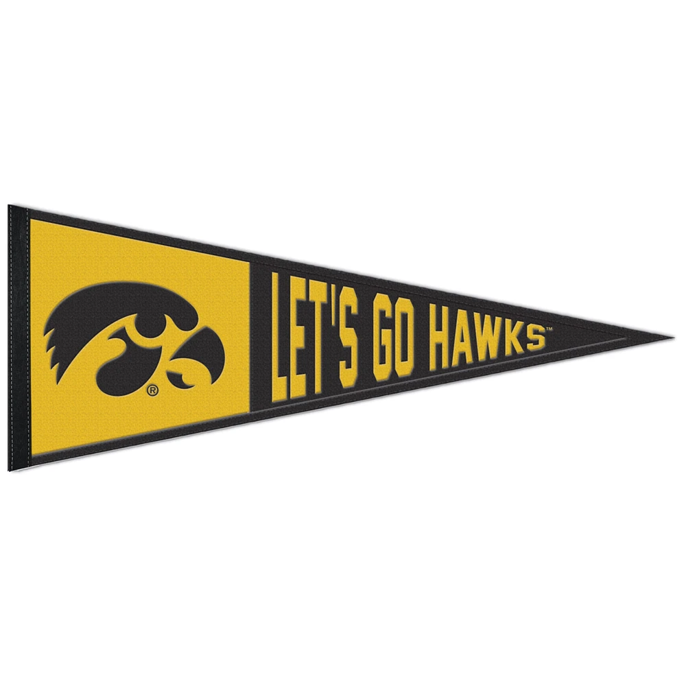 WinCraft Iowa Hawkeyes 13" x 32" Slogan Pennant