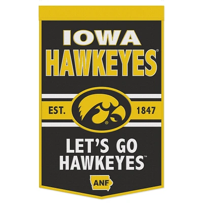 WinCraft Iowa Hawkeyes Bannière à slogan 24" x 38"